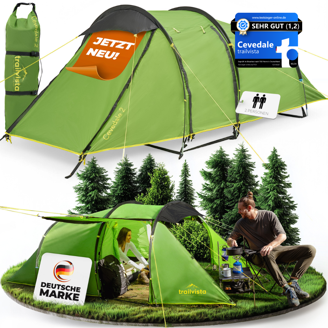 kompaktes zelt Cevedale 2 – Dein kompaktes Zelt für echte Outdoor-Erlebnisse – trailvista
