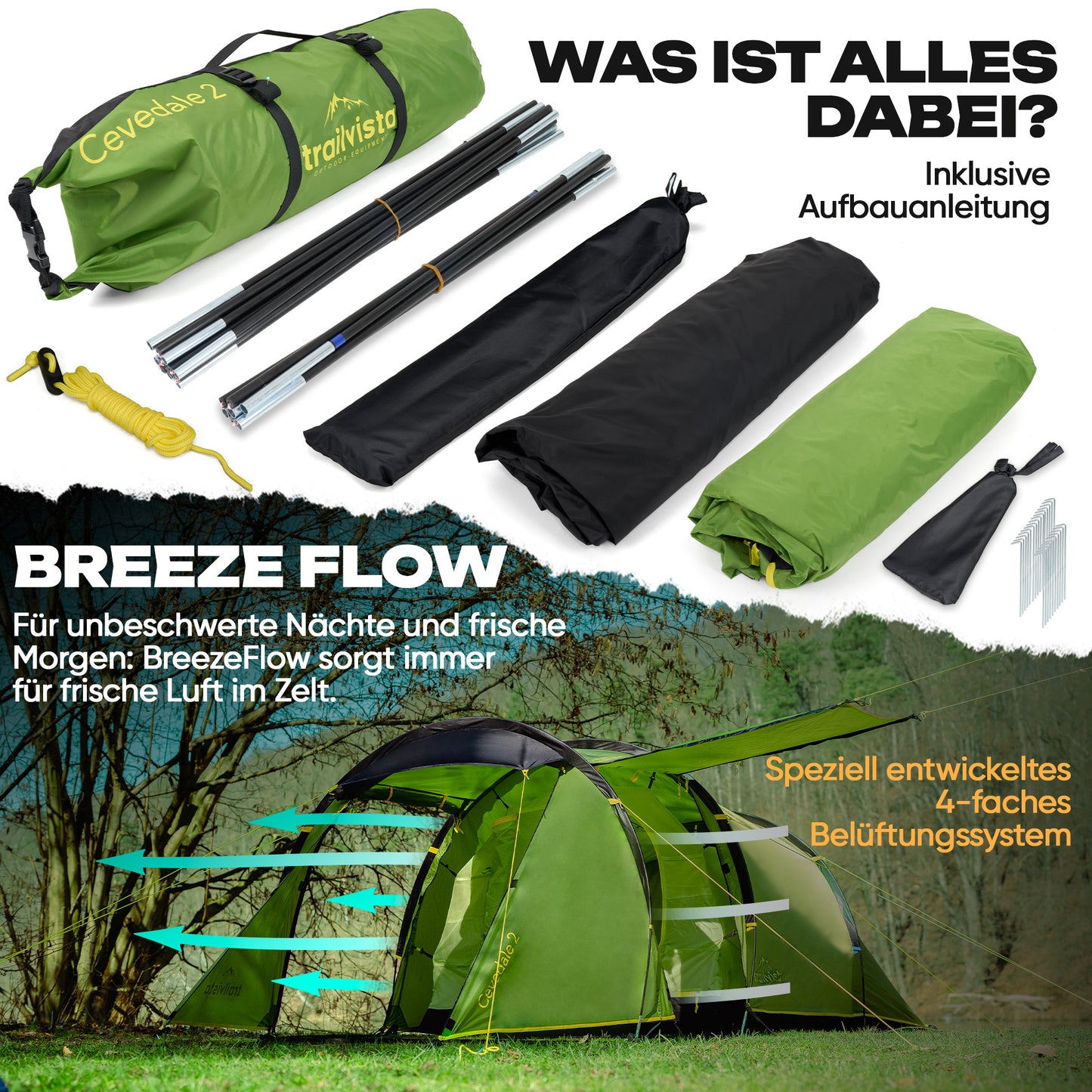Cevedale 2 – Dein kompaktes Zelt für echte Outdoor-Erlebnisse