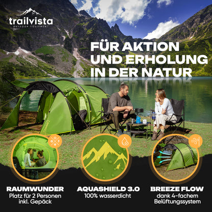 Cevedale 2 – Dein kompaktes Zelt für echte Outdoor-Erlebnisse